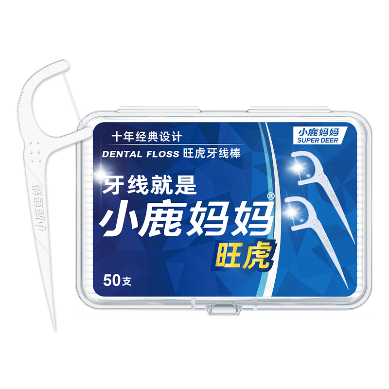 小鹿妈妈旺虎牙线棒50支