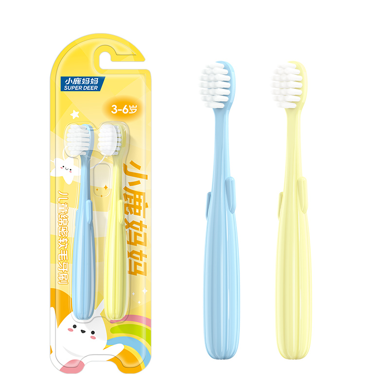 小鹿 仙人掌 7号双支儿童牙刷